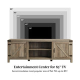 Barn Door TV Stand-Entertainment-Parc Decor