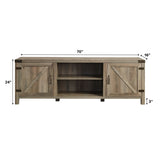 Barn Door TV Stand-Entertainment-Parc Decor