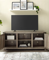 Barn Door TV Stand-Entertainment-Parc Decor