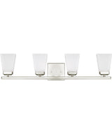 Baxley 4-Light Vanity In Polished Nickel