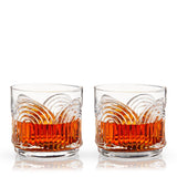 Beau Crystal Lowball Tumblers, Set of 2