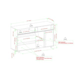 Beckett 52" Contemporary Storage Buffet Sideboard & TV Stand-Dining / Kitchen-Parc Decor