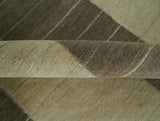 Beige and Brown Modern Geometrical Hand loom 5x8 wool and Art Silk area Rug-Area Rug-Parc Decor
