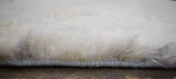 Beige and Charcoal Modern Handmade 5x8 Wool Area Rug