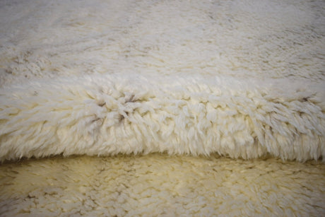 Beige and Charcoal Modern Handmade 5x8 Wool Area Rug