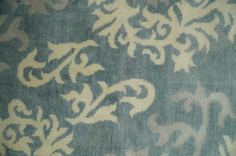 Beige and Gray 2x3 Hand Knotted Traditional Wool Rug