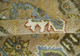Beige and Ivory Hand knotted Traditional Oriental Oushak Multi Size Wool Area Rug