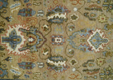 Beige and Ivory Hand knotted Traditional Oriental Oushak Multi Size Wool Area Rug