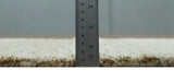 Beige and Ivory Modern Solid Hand Woven Wool Rug