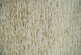 Beige and Ivory Shaded Solid Wool Hand Woven Multi Size Rug