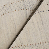 Beige Gabbeh Design Hand Loomed Wool Area Rug
