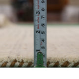 Beige Gabbeh Design Hand Loomed Wool Area Rug