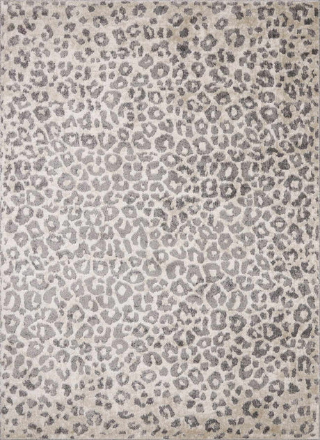 Beige Liversedge Leopard Print Area Rug-Rugs-Parc Decor