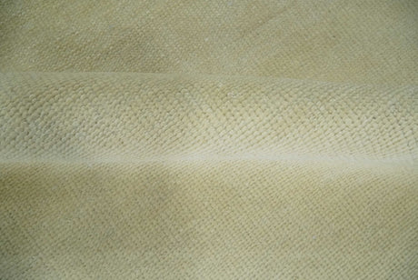 Beige Modern Solid Hand knotted 8x10 wool Area Rug