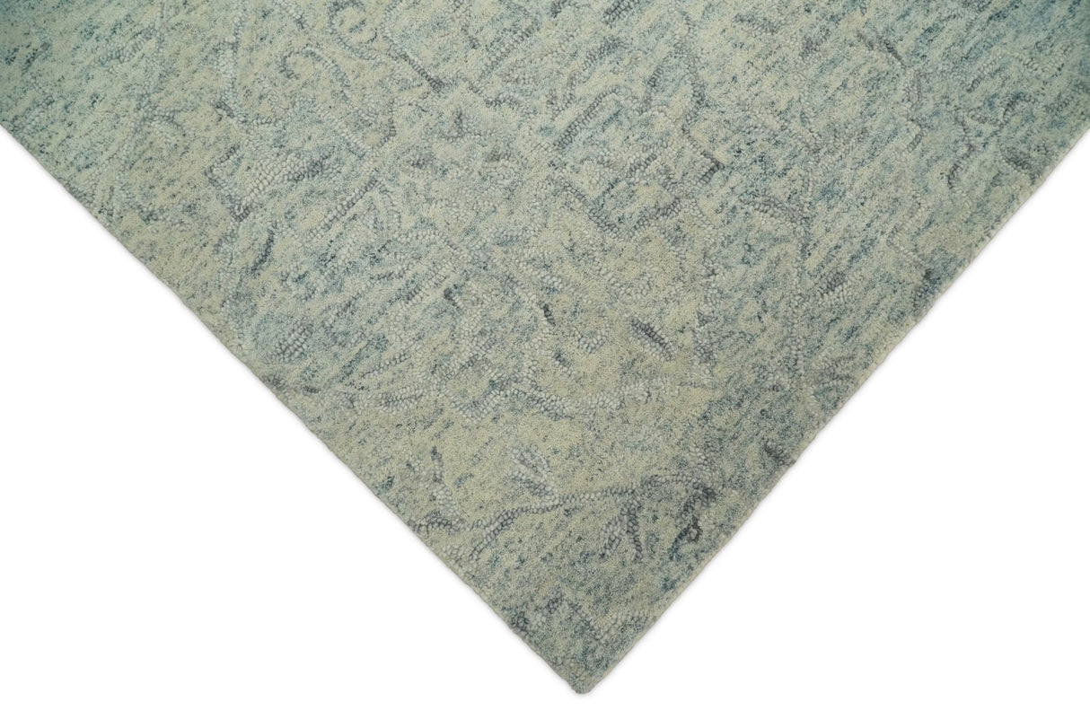 Beige Modern Style Hand Tufted Area Wool Area Rug