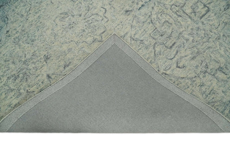 Beige Modern Style Hand Tufted Area Wool Area Rug