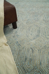 Beige Modern Style Hand Tufted Wool Area Rug