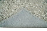 Beige Modern Style Hand Tufted Wool Textured Loop 5x8 Area Rug