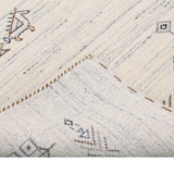 Beige Tribal Center Medallion Hand Loomed Wool Rug