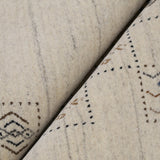 Beige Tribal Design Hand Loomed Wool Area Rug
