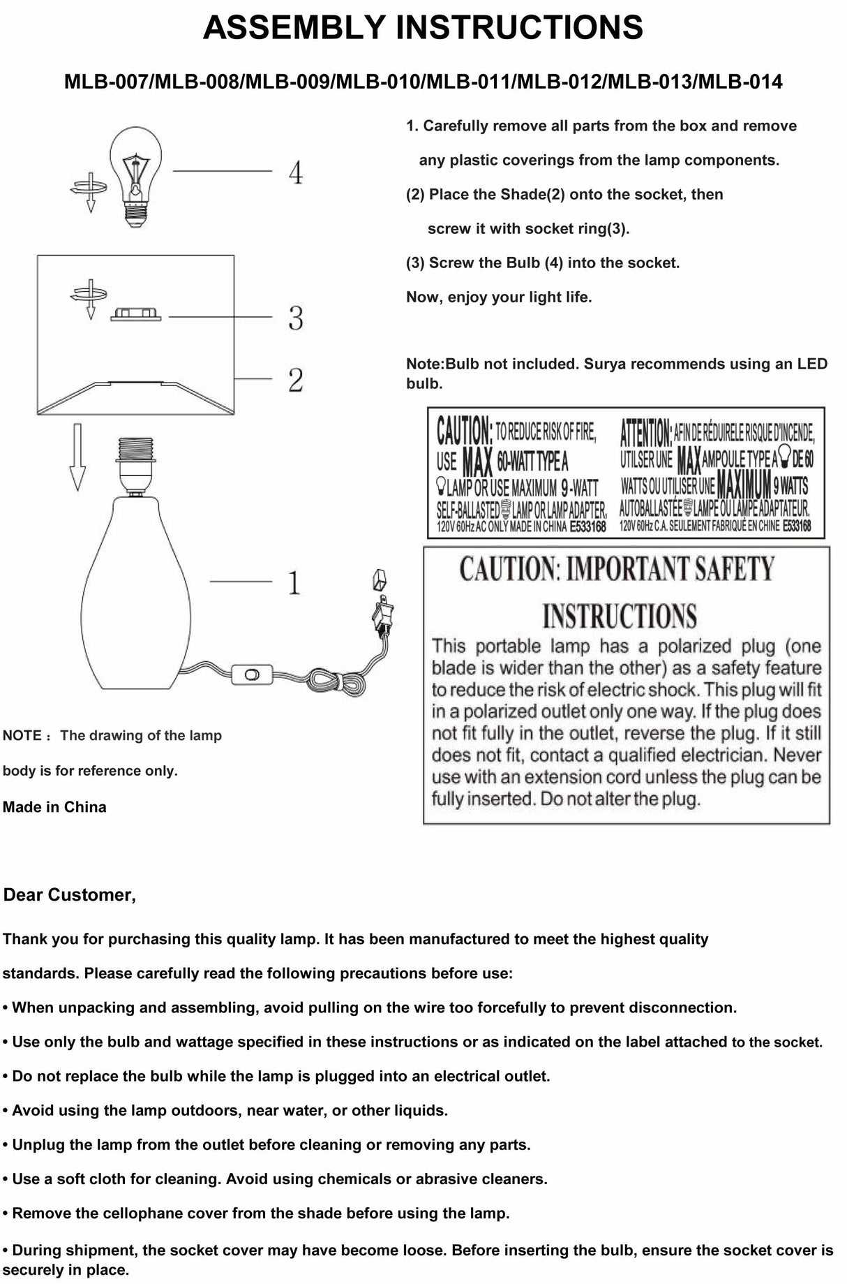 Beitbridge Navy Table Lamp-Lighting-Parc Decor