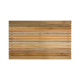Belize Teak String Mat with Rubber Footing 31.4" x 19.6"