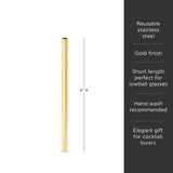 Belmont Lowball Straws Set of 6