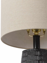 Berehomet Black Table Lamp-Lighting-Parc Decor