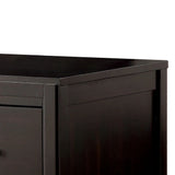 Berenice 23" Transitional Solid Wood 2-Drawer Nightstand