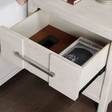 Berenice 23" Transitional Solid Wood 2-Drawer Nightstand