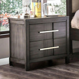 Berenice 23" Transitional Solid Wood 2-Drawer Nightstand