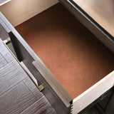 Berenice 23" Transitional Solid Wood 2-Drawer Nightstand-床头柜-Parc Decor