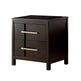 Berenice 23" Transitional Solid Wood 2-Drawer Nightstand-床头柜-Parc Decor