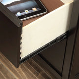 Berenice 23" Transitional Solid Wood 2-Drawer Nightstand-床头柜-Parc Decor