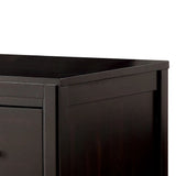 Berenice 23" Transitional Solid Wood 2-Drawer Nightstand-床头柜-Parc Decor