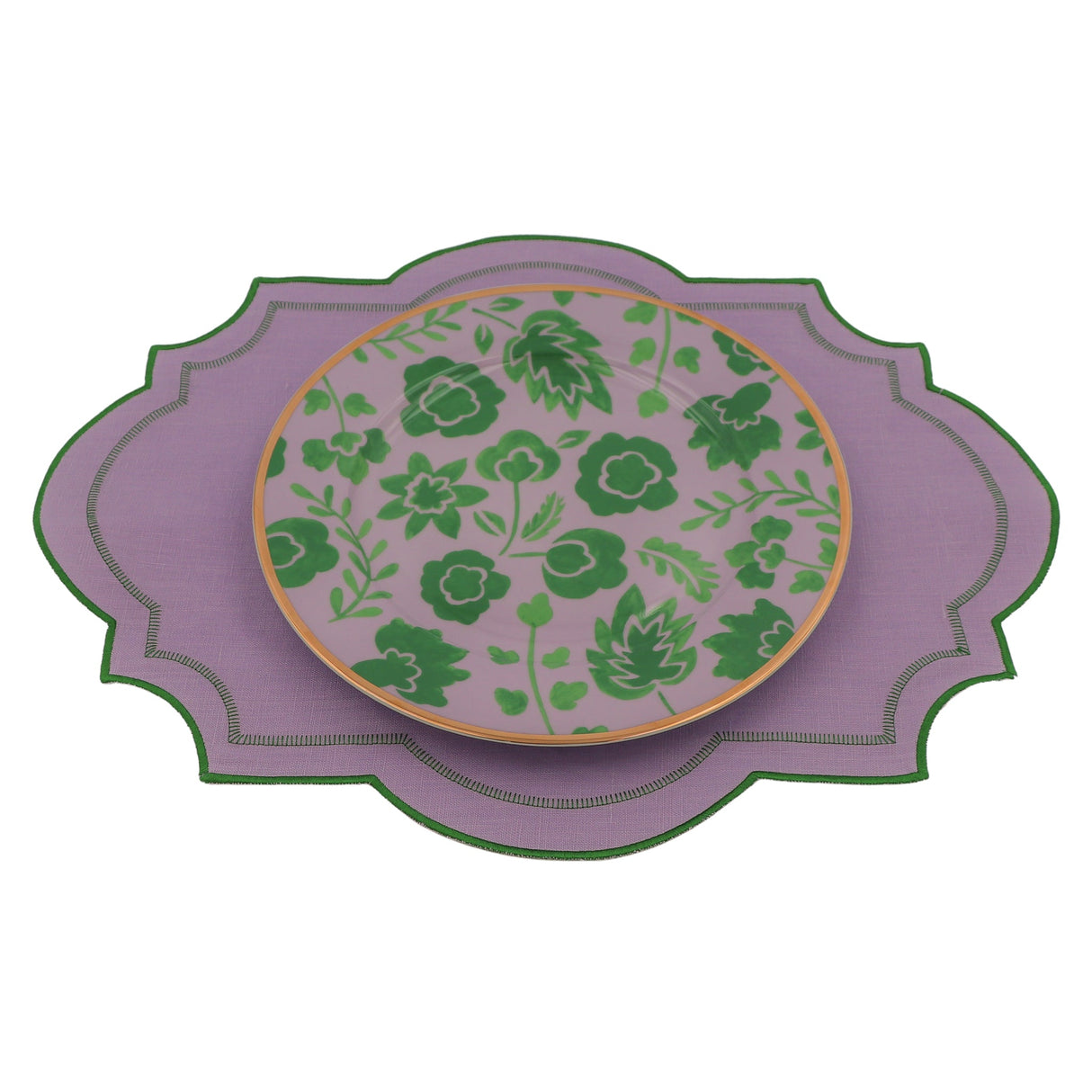 Bernadette Leaf Dinner Plate - Set of 4 (+1 Bonus Plate)-Dinner Plate-Parc Decor