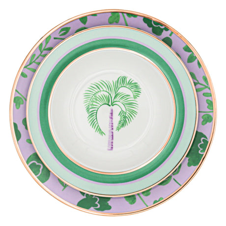 Bernadette Leaf Dinner Plate - Set of 4 (+1 Bonus Plate)-Dinner Plate-Parc Decor