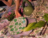 Bernadette Leaf Dinner Plate - Set of 4 (+1 Bonus Plate)-Dinner Plate-Parc Decor