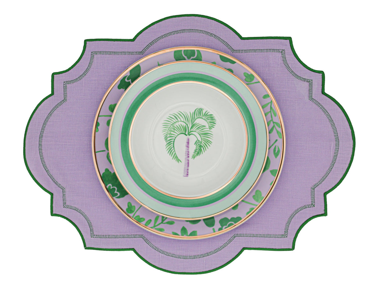 Bernadette Leaf Dinner Plate - Set of 4 (+1 Bonus Plate)-Dinner Plate-Parc Decor