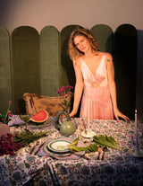 Bernadette Leaf Dinner Plate - Set of 4 (+1 Bonus Plate)-Dinner Plate-Parc Decor