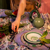 Bernadette Palm Soup Bowl - Set of 4 (+1 Bonus Bowl)-Soup Plate-Parc Decor