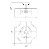 Bertha Led Flush Mount Ceiling Light