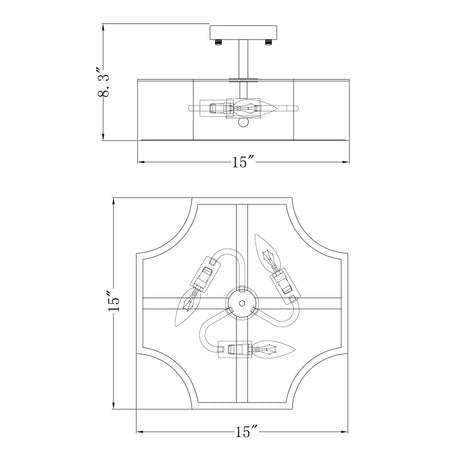 Bertha Led Flush Mount Ceiling Light
