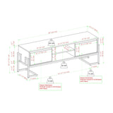 Betty Modern Glam 2-Drawer TV Stand-Entertainment-Parc Decor