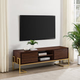 Betty Modern Glam 2-Drawer TV Stand-Entertainment-Parc Decor