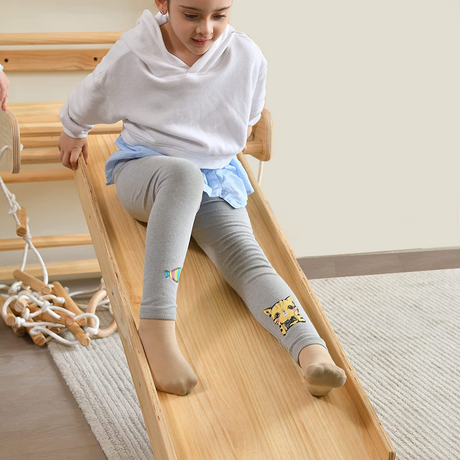 Betula 79" | Swedish Wall Ladder, Indoor Wooden Climber for Kids