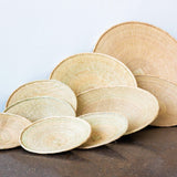 Binga Blonde Natural Woven Wall Basket-Wall Basket-Parc Decor