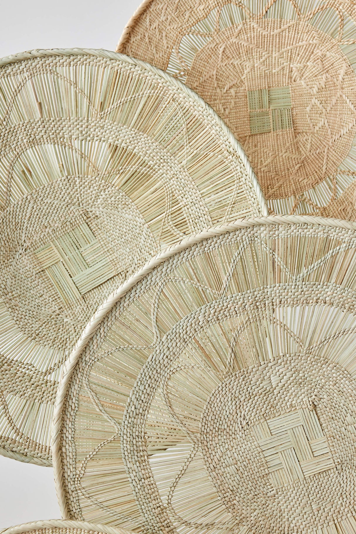 Binga Lace Blonde Basket-Wall Basket-Parc Decor