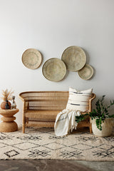 Binga Lace Blonde Basket-Wall Basket-Parc Decor