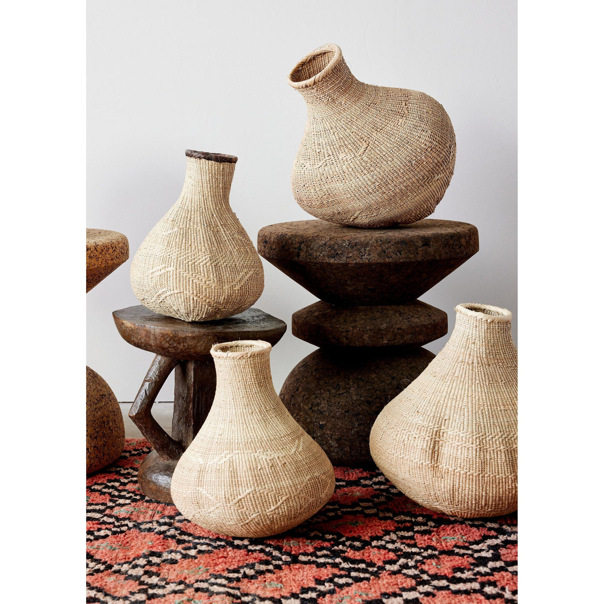 Binga Nongo Natural Woven Gourd Basket
